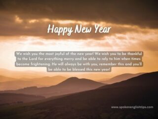 Mensajes cristianos de feliz año nuevo