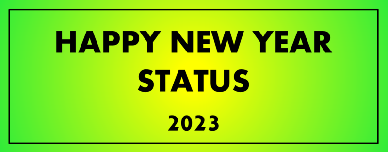 Happy New Year Status